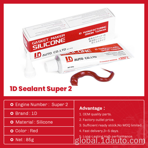 Red Silicone Sealant For Car Engine Red High Temp resistance Silicone Sealant for engine Supplier